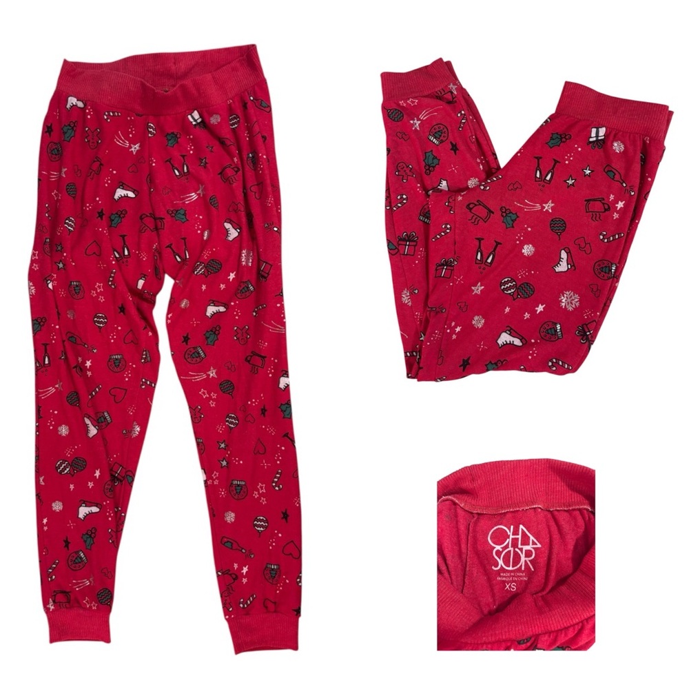 Chaser Holiday Pajama Joggers